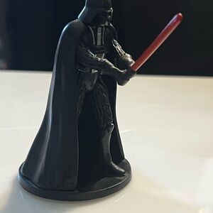 Dark Vader Star Wars Disney Toy Black Figure with Red Lightsaber